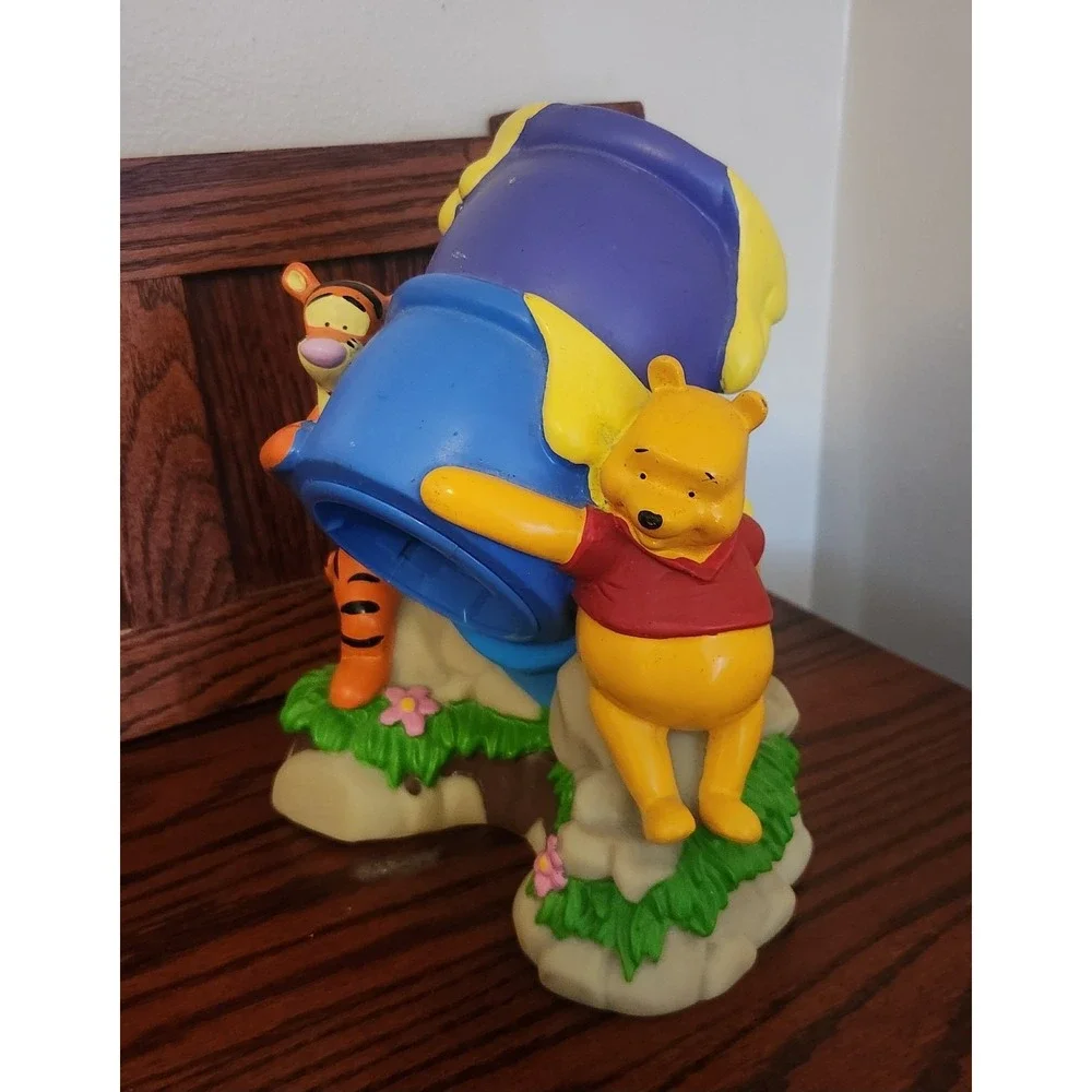 Vintage Winnie The Pooh And Tigger Cup Dispenser Disney Dixie Winnie‎ Decor Bath